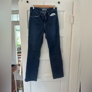 Levi's Dark Blue Straight Leg Women's Jeans